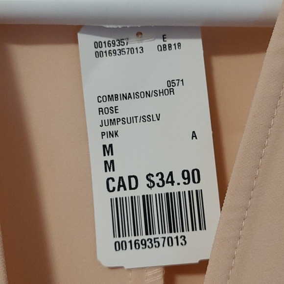 Forever 21 Rose Pink Skort Jumpsuit Romper - Picture 2 of 5